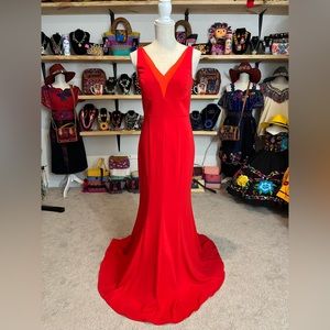 Carmen Marc valvo dress vestido